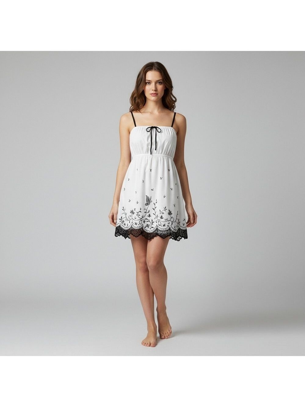 Tart Mini Dress Butterfly Embroidered Size Small